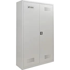 Stier Umweltschrank mit 4 verzinkten Wannenböden 1950x1200x420 mm