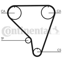 Continental CTAM Zahnriemensatz für SUZUKI 1276153B00 CT793K1