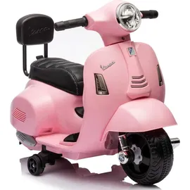 SUN BABY Vespa Elektroroller Kinderfahrzeug rosa (Rückenlehne)