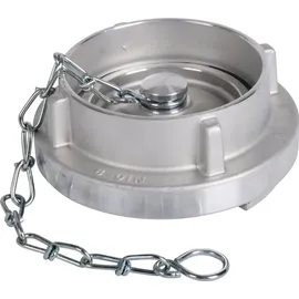 E/D/E Storz Blindkupplung Al m.Kette, 52-C,NBR weiß