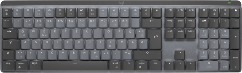 Logitech MX Mechanical Kabellos Tastatur Metall Qwertz