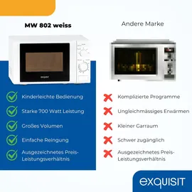 Exquisit MW802 weiß