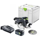 Festool HKC 55 EB-Basic Akku Handkreissäge 18 V 160 mm Brushless + 1x Akku 5,0 Ah + Ladegerät + Systainer