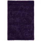 TOM TAILOR Hochflor-Teppich »Soft«, rechteckig, handgetuftet, Uni-Farben, super weich und flauschig, 254948-6 lila 35 mm