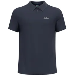 Odlo Wander-/Freizeit Polo Essential Solid (bequeme Passform, Baumwolle/Polyester) saphirblau Herren