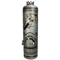 Motorrad Feuerstelle Feuerschale Terassenfeuer Feuerkorb Feuertonne Edelrost