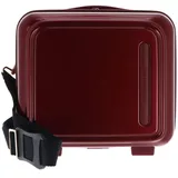 Mandarina Duck Kosmetiktasche Logoduck + Metal Beauty Case Red Metal