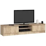 Akord TV-Lowboard 33 x 160 x 40 cm Sonoma Eiche