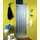 Forte Rimini Nischendusche Schiebetür 80-100 x 185 cm weiß transparent