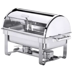 Contacto Roll-Top Chafing Dish, mit zwei Brennbehälter 66,5 cm, elektrischer Heizquelle