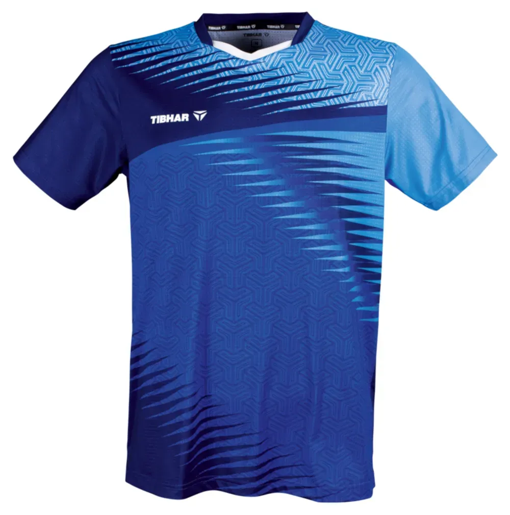 Tibhar Shirt AZUR blau/marine L - L