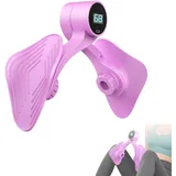Beckenboden-Trainingsgerät.Oberschenkeltrainer Beckenbodentrainer.Beintrainer. Gesäßmaschine für das Training zu Hause + Fitnessstudio.Sportzubehör mit Widerstands- und Wiederholungszähler.USB+Typ C.