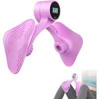 Beckenboden-Trainingsgerät.Oberschenkeltrainer Beckenbodentrainer.Beintrainer. Gesäßmaschine für das Training zu Hause + Fitnessstudio.Sportzubehör mit Widerstands- und Wiederholungszähler.USB+Typ C.