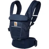 Ergobaby Adapt SoftFlex Mesh Ergonomische Babybauchtrage Rückentrage Baby-Tragetasche, Midnight Blue