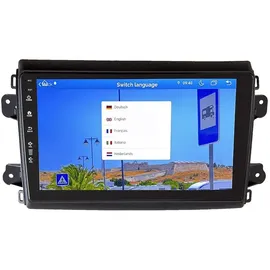 berggps FD-9000-F8 9" Navi für FIAT Ducato Wohnmobile (ab 2021) – Camper Navigation, DAB+ Radio, CarPlay & Android Auto, Stellplatz-Apps, Europa-Karten