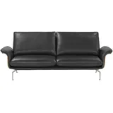 Nils Olsen Sofa Leder 3-Sitzer Schwarz