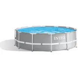Intex Pool Intex Swimming Pool Ø 366 x 99 cm Frame Pool Set Prism Rondo 26716 (Set)