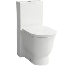 Tiefspül-WC Kombination THE NEW CLASSIC 700x370x430 spülrandlos Abgang waagrecht oder senkrecht weißSpülkasten und WC-Sitz extra zu bestellen