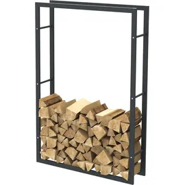 BC-ELEC Holzablage Stahl 150 x 100 x 25 cm Schwarz