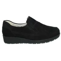 Waldläufer Waldläufer Mimi Slipper, Denver (Nubuk), schwarz, Weite M, 812502-191- Slipper schwarz 38,5 EU (5,5 UK)