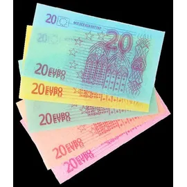 Cool Scheine 400 Stück Buntes Esspapier-Eurogeld in Box 550 g