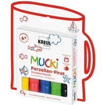 Kreul MUCKI Porzellanstifte 5 St. blau/gelb/grün/rot/schwarz