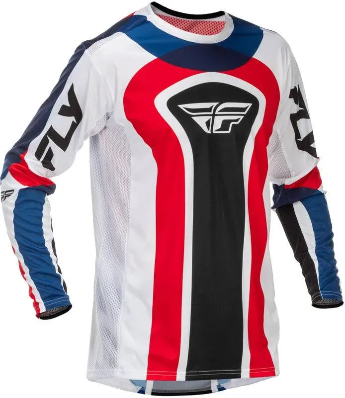 Fly Racing Lite Glory Special Edition Jersey Rot Weiss Blau - XL