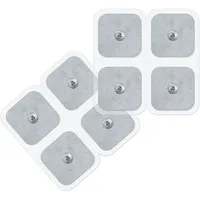 Beurer & Sanitas Elektroden-Nachkaufset, bestehend aus 8 selbstklebenden Gel-Pads 45 x 45 mm, passend für EMS- und TENS-Geräte von Beurer und Sanitas, 8 Stück (1er Pack)