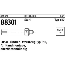 Ensat Eindrehwerkzeug R 88301 Typ 610 M 4 Stahl 1 Stück