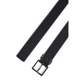 Hugo Gürtel Giove-HU-GO-StG Sz35 Leather Belt W95 Black