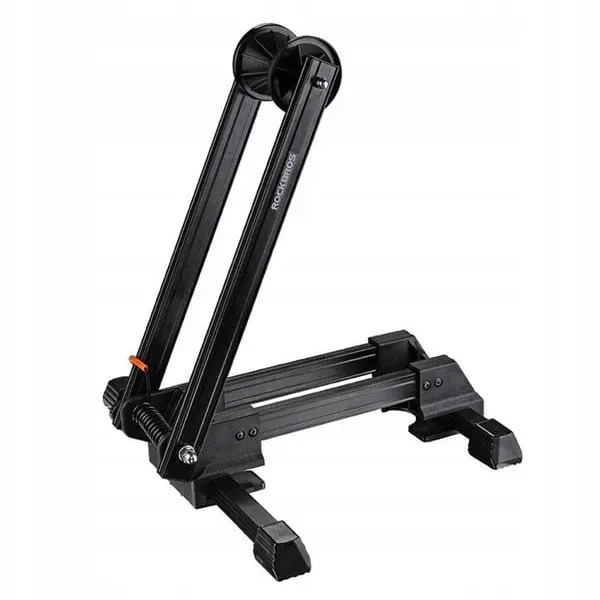 T30 Folding Bike Stand for Front or Rear Wheel Compatible with 24-27.5 Inch and 700C Wheels - Black
