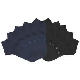H.I.S. Kurzsocken 10-Paar Blau/Schwarz 39-42