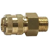 ede - riegler Riegler Schnellverschlusskupplung NW 5 »connect line«, MS blank, G 3/8 AG