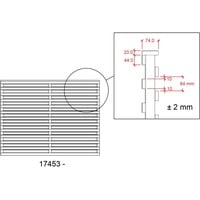 Plus Zaun Osaka 180 x 136 cm RAL 9010 Weiß