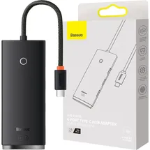 Baseus Adapter Multifunktionshub Usb C - 4X Usb 3.0 25Cm Schwarz - Schwarz