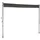 Konifera Klemmmarkise 200 x 120 cm grau