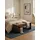 KADIMA DESIGN Sitzbank Akazie Schwarz 120 x 45 x 35 cm