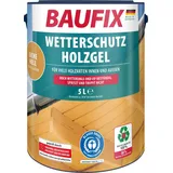 baufix Wetterschutz-Holzgel Eiche hell seidenglänzend 5 l
