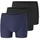 SCHIESSER 95/5 Essentials Boxershorts Schwarz / Blau XXL 3er Pack