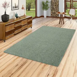 Snapstyle Cottage Hochflor Teppich 200 x 250 cm Mintgrün