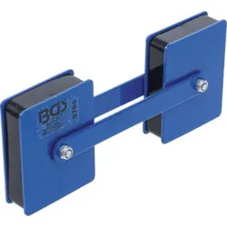 BGS Kraft-Doppelmagnethalter 6784, Winkel einstellbar, 22,7 kg