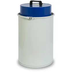 EBERTH Absauganlage 1100W, 50L Metallbehälter, 180 m3/h, Ø100 mm – Profi-Staubsauger für Holzstaub & Werkstatt