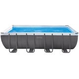 Frame Pool Set Ultra Quadra I (549 x 274 x 132 cm, grau)