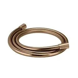 Herzbach Design iX PVD Brauseschlauch 21.935300.1.39 mit Drehkonus, Brauseschlauch 1600mm, Copper Steel