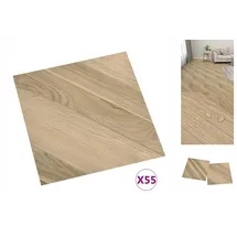 vidaXL Pvc-fliesen Selbstklebend 55 Stk. 5,11 M2 Braun Gestreift Vidaxl