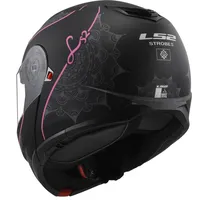 LS2 FF908 Strobe II Lux Klapphelm - Matt Schwarz/Pink