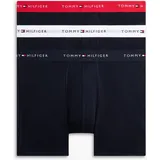 Tommy Hilfiger Boxershorts 3P BOXER BRIEF WB rot/weiß/khaki L 3er Pack
