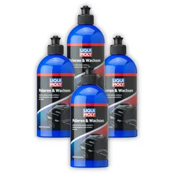 4x 500ml LIQUI MOLY 21761 Lackpolitur Polieren & Wachsen für mittlere Kratzer