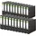 Dinor Wolkenmarmor-Recycling DIN A4 80 mm Schwarz 20 St.