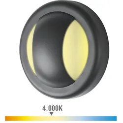 Wandleuchte Led 6W 250Lm 4000K Tageslicht Ip65 Ø14X5,7Cm Rund Edm